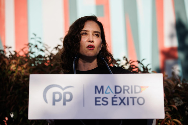 La presidenta de la Comunidad de Madrid y del Partido Popular de Madrid, Isabel Díaz Ayuso