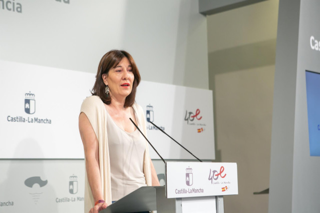 La portavoz del Gobierno de C-LM, Blanca Fernández.