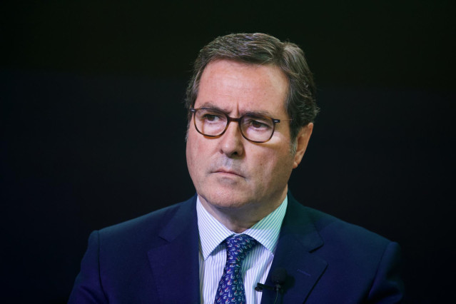 Archivo - El presidente de la CEOE, Antonio Garamendi