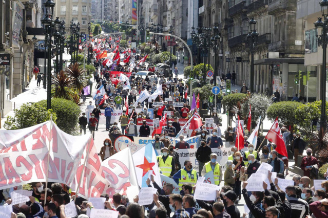 Archivo - Manifestación con motivo del Día Internacional de los Trabajadores