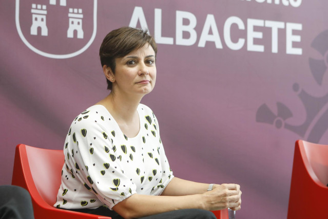 La portavoz del Gobierno, Isabel Rodríguez, en su visita a Albacete