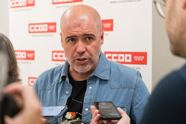 El secretario general de la Confederación Sindical de CCOO, Unai Sordo