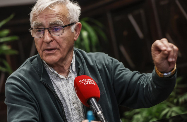 El alcalde de València y candidato de Compromís a la reelección, Joan Ribó, en la entrevista con Europa Press.