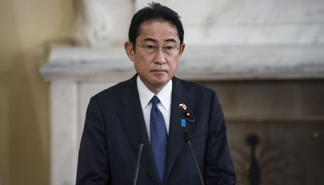 EuropaPress 5158491 march 22 2023 warsaw mazowieckie poland japanese prime minister fumio