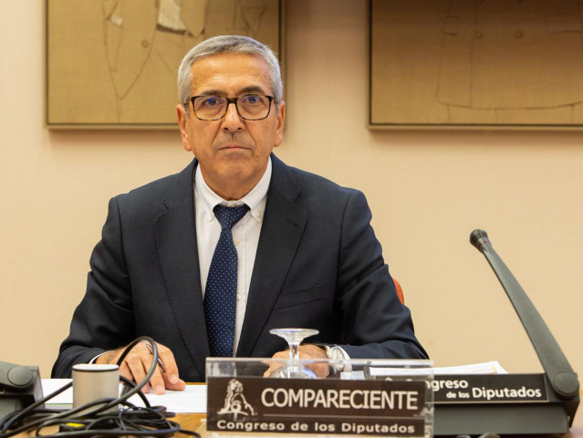 Archivo - El presidente del Instituto de Crédito Oficial (ICO), José Carlos García de Quevedo, en una comparecencia en el Congreso