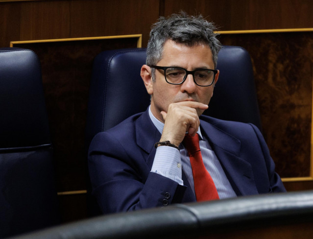 El ministro de la Presidencia, Relaciones con las Cortes y Memoria Democrática, Félix Bolaños.