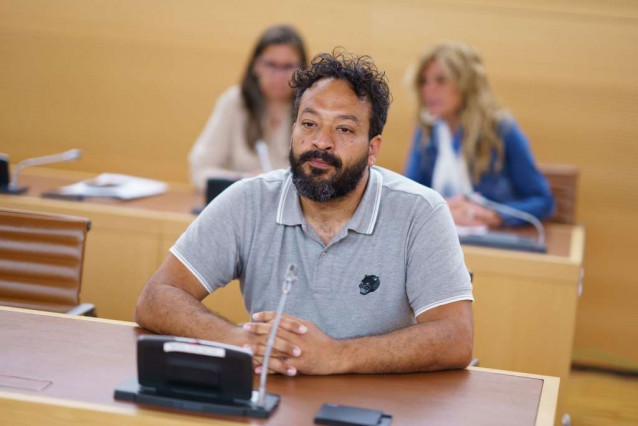 David Carballo, portavoz de Sí Podemos en el Cabildo de Tenerife