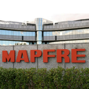 Archivo - Imagen de la sede social de Mapfre en Madrid.