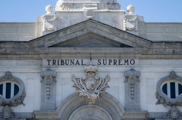 Archivo - El edificio del Tribunal Supremo