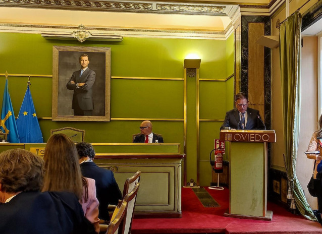 El alcalde de Oviedo, Alfredo Canteli