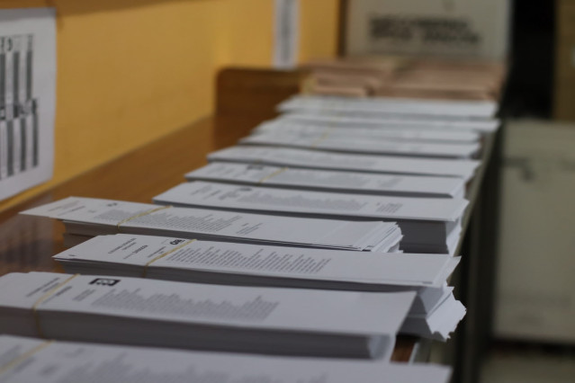 Papeletas elecciones