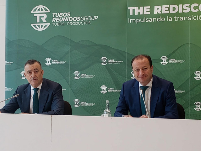 Francisco Irazusta y Carlos López de las Heras, de Tubos Reunidos
