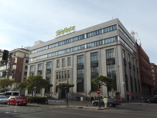 Central Telef&oacute;nica, calle de Raimundo Fern&aacute;ndez Villaverde, Madrid.