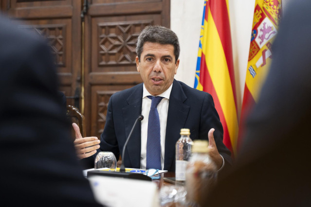 El president de la Generalitat Valenciana, Carlos Maz&oacute;n.
