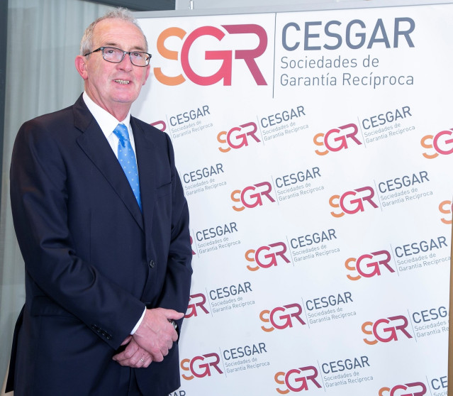 Archivo - El nuevo presidente de SGR-Cesgar, Jos&eacute; Pedro Salcedo Herce.