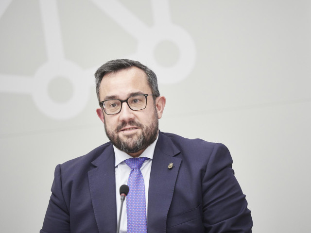 Archivo - El portavoz del Gobierno de Navarra, Javier Rem&iacute;rez.