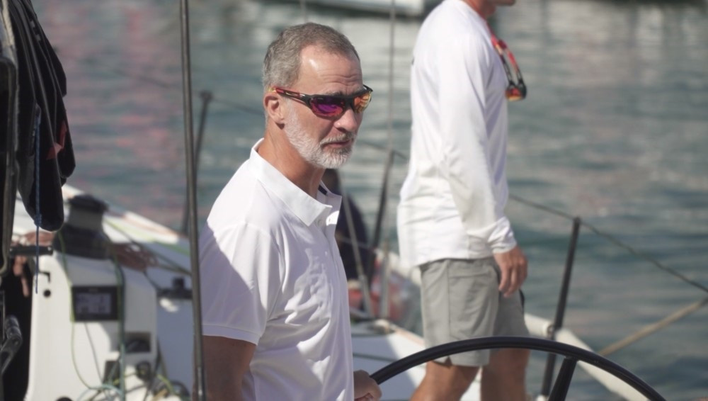 El Rey Felipe VI sale a navegar en el tercer d&iacute;a de regatas de la 41&ordf; edici&oacute;n de la Copa del Rey MAPFRE
