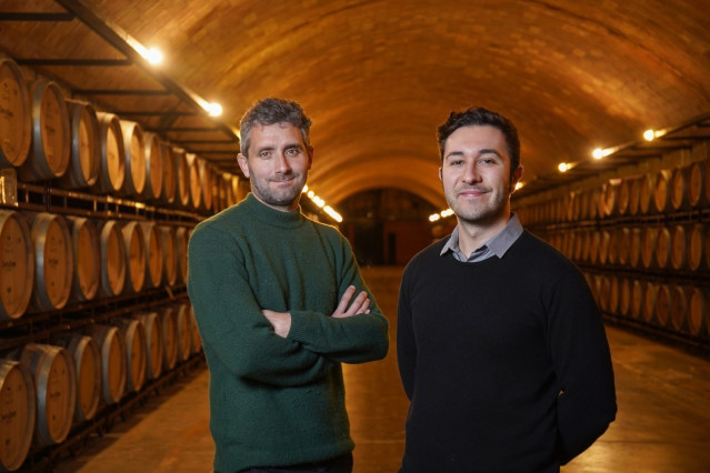 Los fundadores de RawData, David Olmo y Albert Duaig&uuml;es.