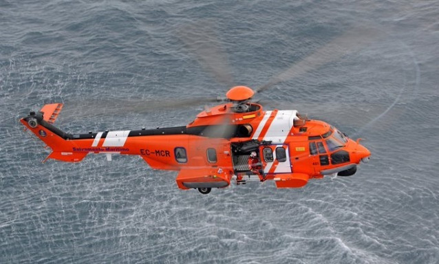 Archivo - Helic&oacute;ptero de Salvamento Mar&iacute;timo