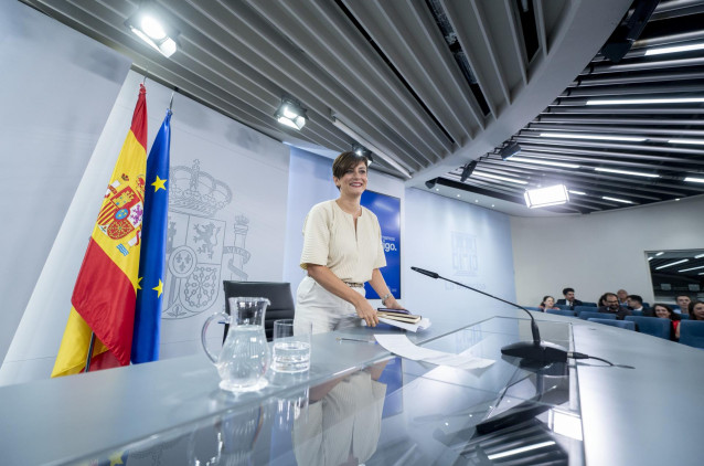 La ministra de Pol&iacute;tica Territorial y portavoz del Gobierno en funciones, Isabel Rodr&iacute;guez