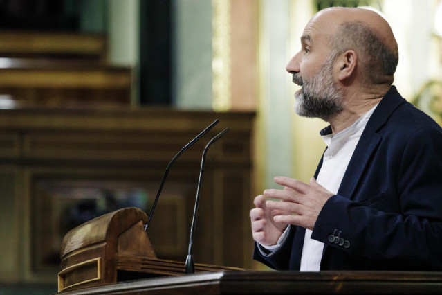 Archivo - Archivo. N&eacute;stor Rego (BNG) durante una intervenci&oacute;n en el Congreso.