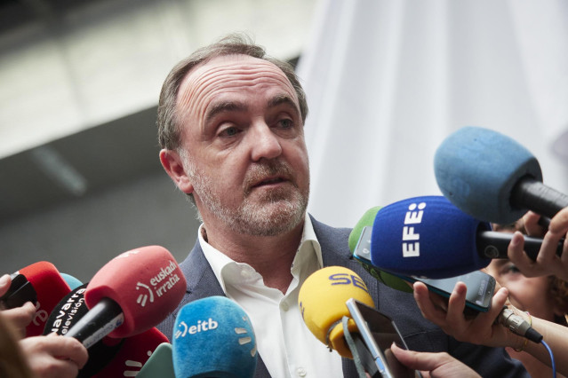 Archivo - El presidente de UPN, Javier Esparza.