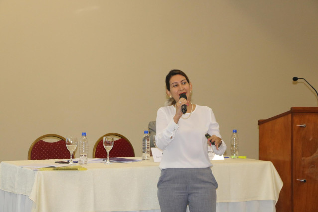 Archivo - La futura ministra de Trabajo, Empleo y Seguridad Social de Paraguay, M&oacute;nica Recalde