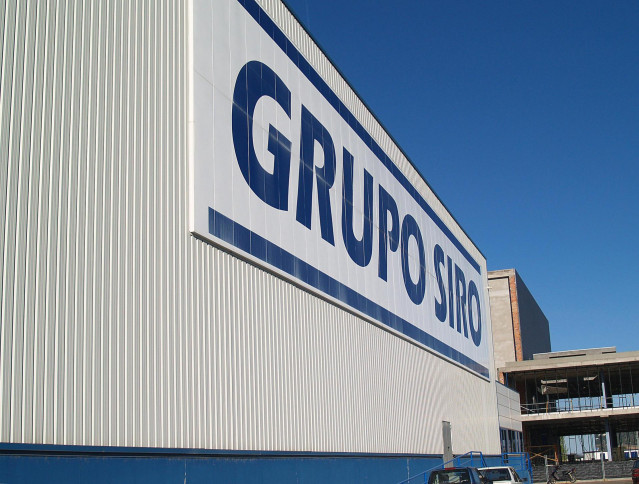 Archivo - Exterior de F&aacute;brica de galletas Siro en Venta de Ba&ntilde;os (Palencia)