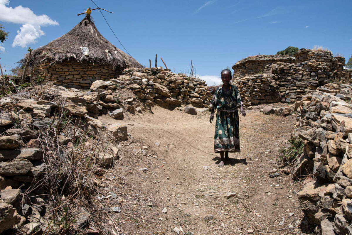 EuropaPress 5276899 may 26 2023 tigray ethiopia woman from small village near the town of samre
