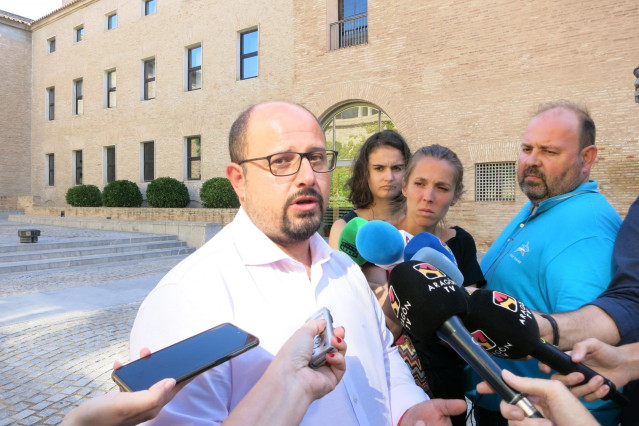 El portavoz del Partido Aragon&eacute;s en las Cortes de Arag&oacute;n, Alberto Izquierdo.