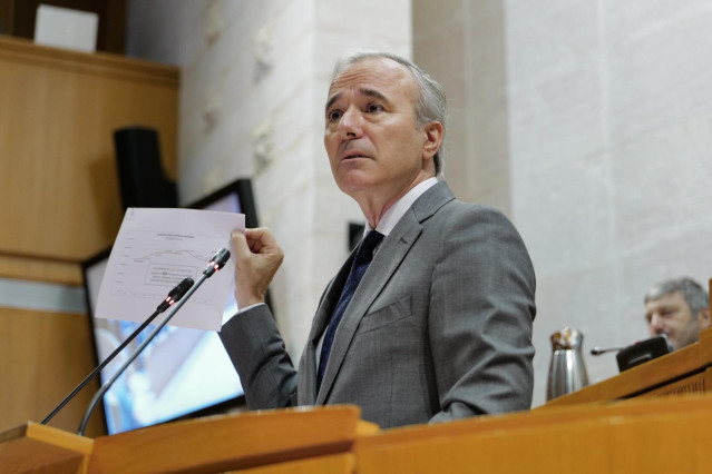 El candidato del PP a la Presidencia de Arag&oacute;n, Jorge Azc&oacute;n.