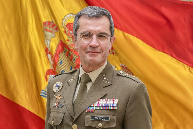 El general de divisi&oacute;n del Ej&eacute;rcito de Tierra Francisco Javier Marcos Rodr&iacute;guez, nuevo jefe de la UME.