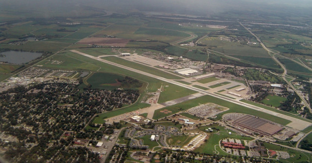 Base &aacute;rea de Offut, en el estado de Omaha (EEUU), en una imagen facilitada por Turner, filial estadounidense de ACS.