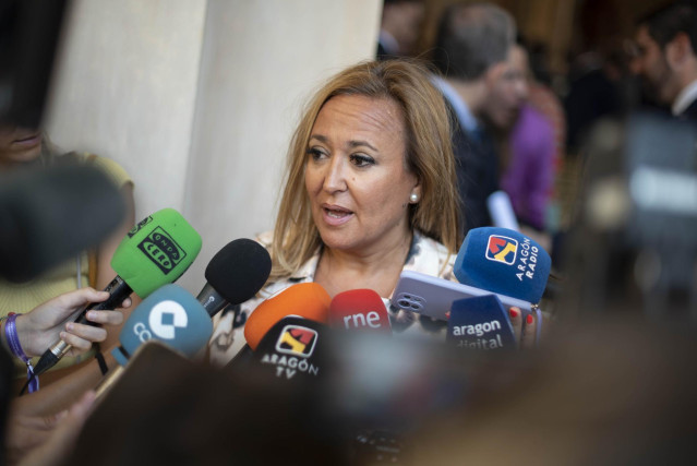 La portavoz del PSOE Arag&oacute;n, Mayte P&eacute;rez.