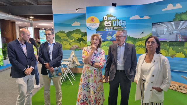 La delegada del Gobierno en Asturias, Delia Losa, vista la Feria Internacional de Muestras de Asturias, en Gij&oacute;n.