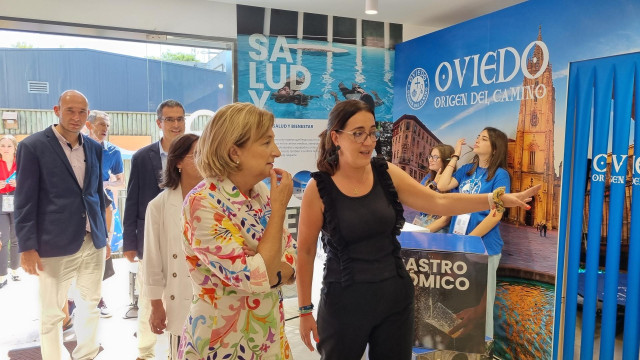 La delegada del Gobierno en Asturias, Delia Losa, visita la Feria Internacional de Muestras de Asturias, en Gij&oacute;n.
