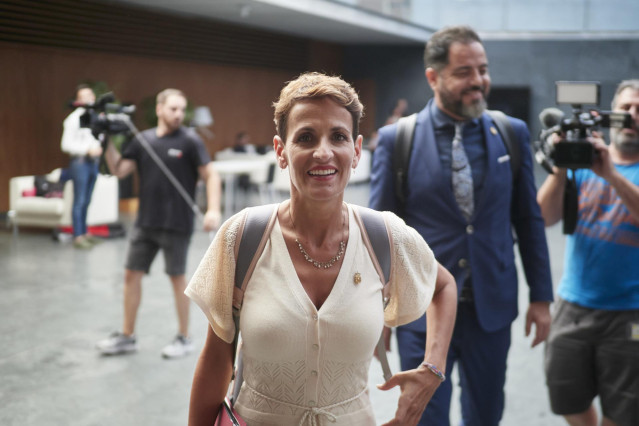 Mar&iacute;a Chivite, presidenta del Gobierno de Navarra.