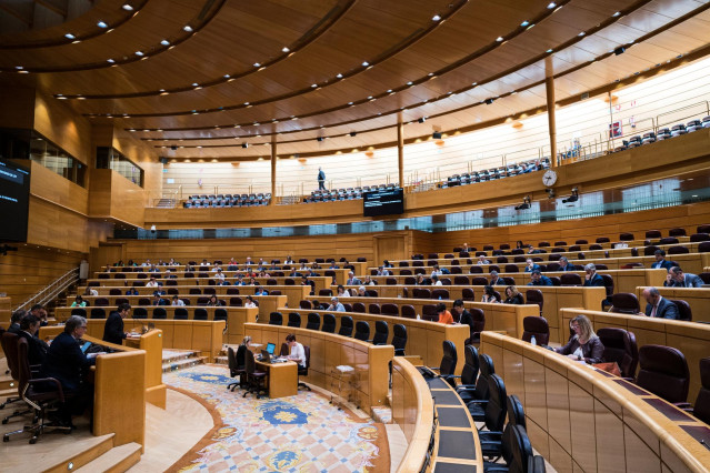 Archivo - Vista general de una sesi&oacute;n plenaria en el Senado, a 17 de mayo de 2023, en Madrid (Espa&ntilde;a). El proyecto de Ley por el Derecho a la Vivienda se enfrenta a su aprobaci&oacute;n definitiva en el pleno del Senado. La nueva norma entrar&aacute; as&iacute; en vigor en pl