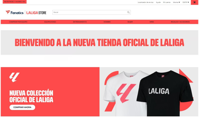 Nace LaLiga Store, primer e-commerce oficial de Primera y Segunda Divisi&oacute;n.
