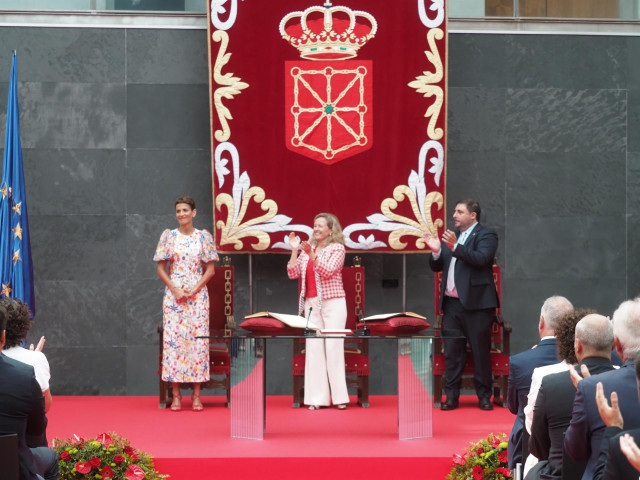 Acto de toma de posesi&oacute;n de Mar&iacute;a Chivite como presidenta de Navarra.