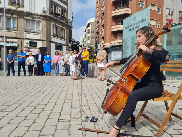 Archivo - Acto en memoria de las v&iacute;ctimas del accidente del JK5022 celebrado el 20 de agosto de 2022