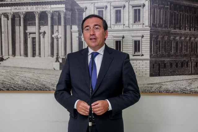 El ministro de Asuntos Exteriores, Uni&oacute;n Europea y Cooperaci&oacute;n en funciones, Jos&eacute; Manuel Albares