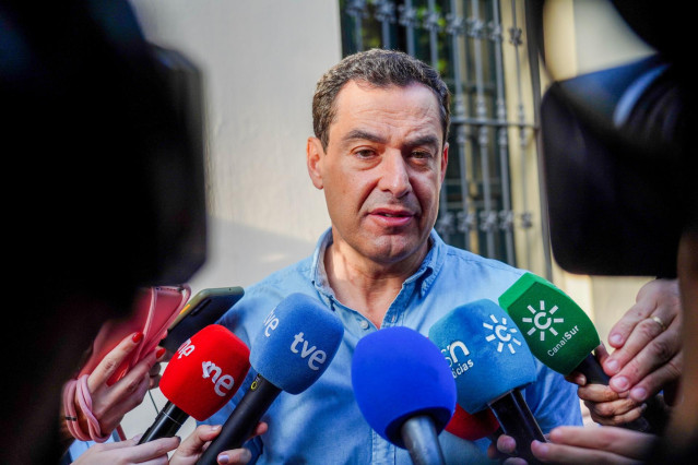 El presidente de la Junta de Andaluc&iacute;a, Juanma Moreno, en una imagen de archivo.