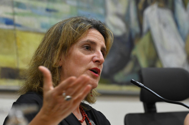La vicepresidenta y ministra para la Transici&oacute;n Ecol&oacute;gica y el reto Demogr&aacute;fico, Teresa Ribera