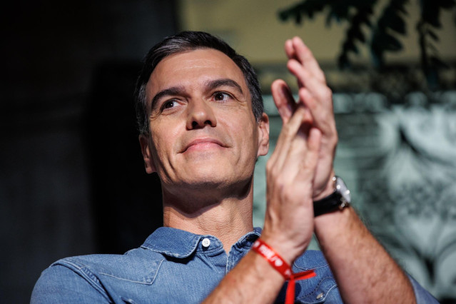 El presidente del Gobierno de Espa&ntilde;a y secretario general del PSOE, Pedro S&aacute;nchez