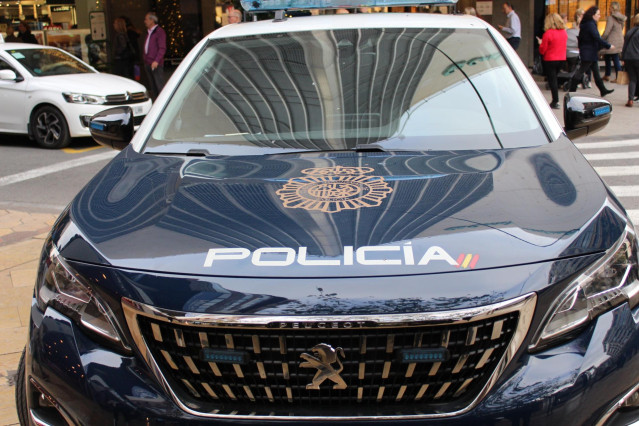 Archivo - Un coche de la Polic&iacute;a Nacional.