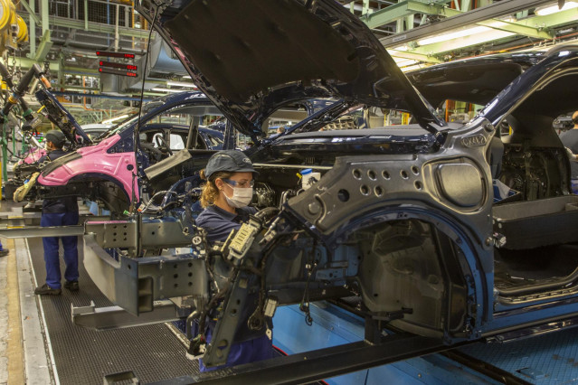 Archivo - Planta de Ford en Almussafes (Valencia).