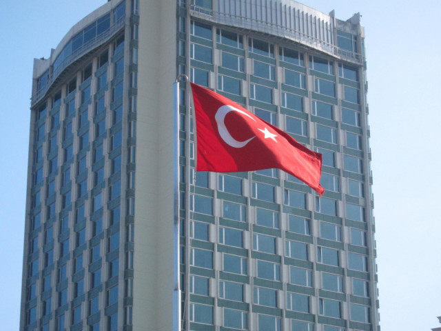 Archivo - Imagen de archivo de una bandera de Turqu&iacute;a