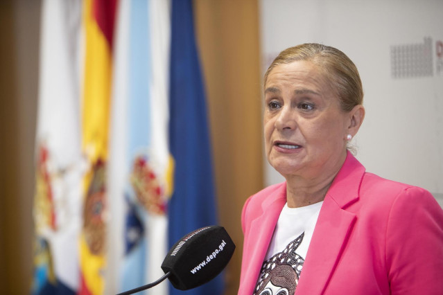 Archivo - Carmela Silva, expresidenta de la Diputaci&oacute;n de Pontevedra.