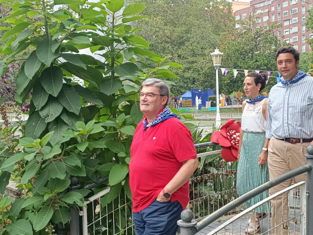 El alcalde de Bilbao, Juan Mari Aburto